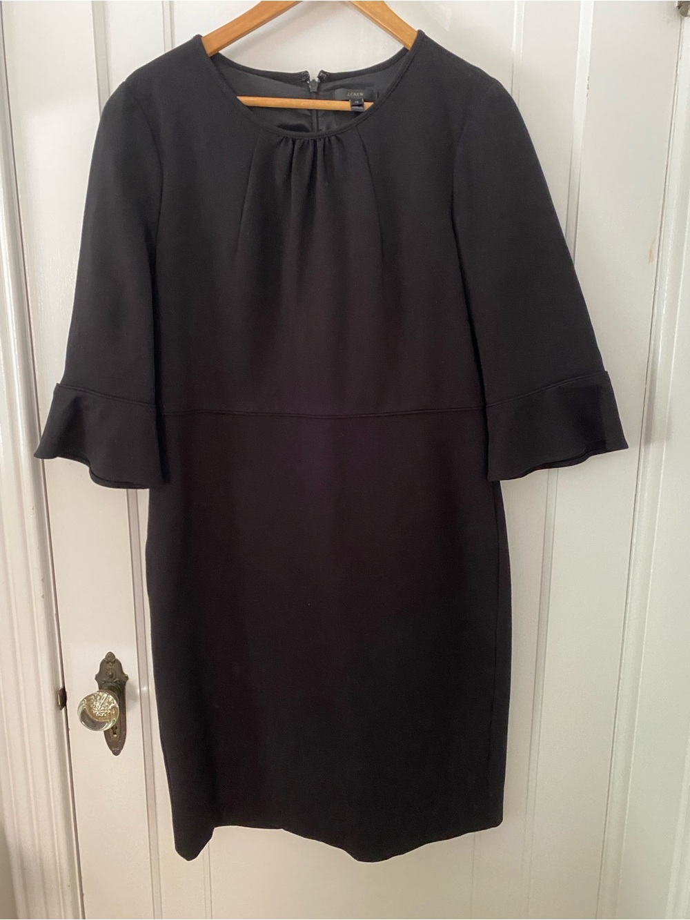 J Crew Bell Sleeve Sheath Dress Size 14